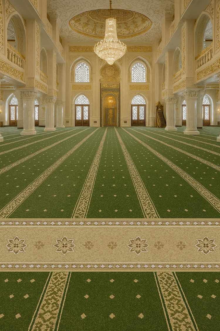 Al Furqan mosque carpet